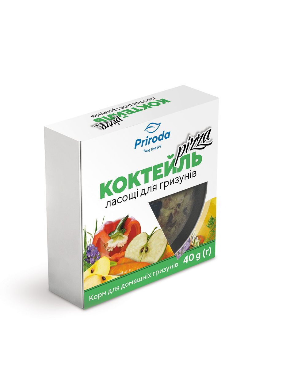 Лакомство Коктейль «Пицца» для грызунов, 40 г Природа (363196627)