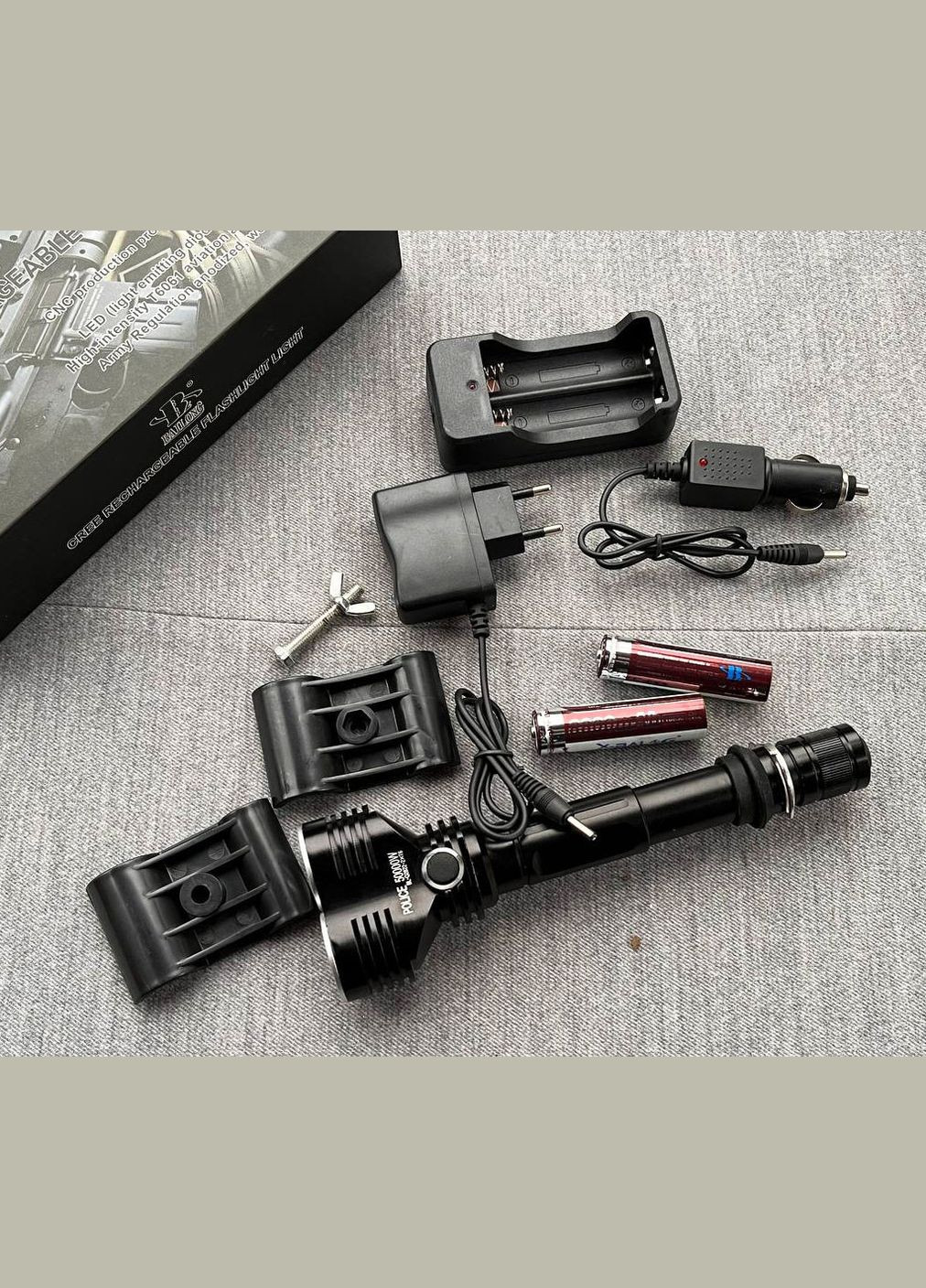 Фонарь аккумуляторный BL-Q2822 2xT6 18650х2 1000 м X-Balog (297332033)