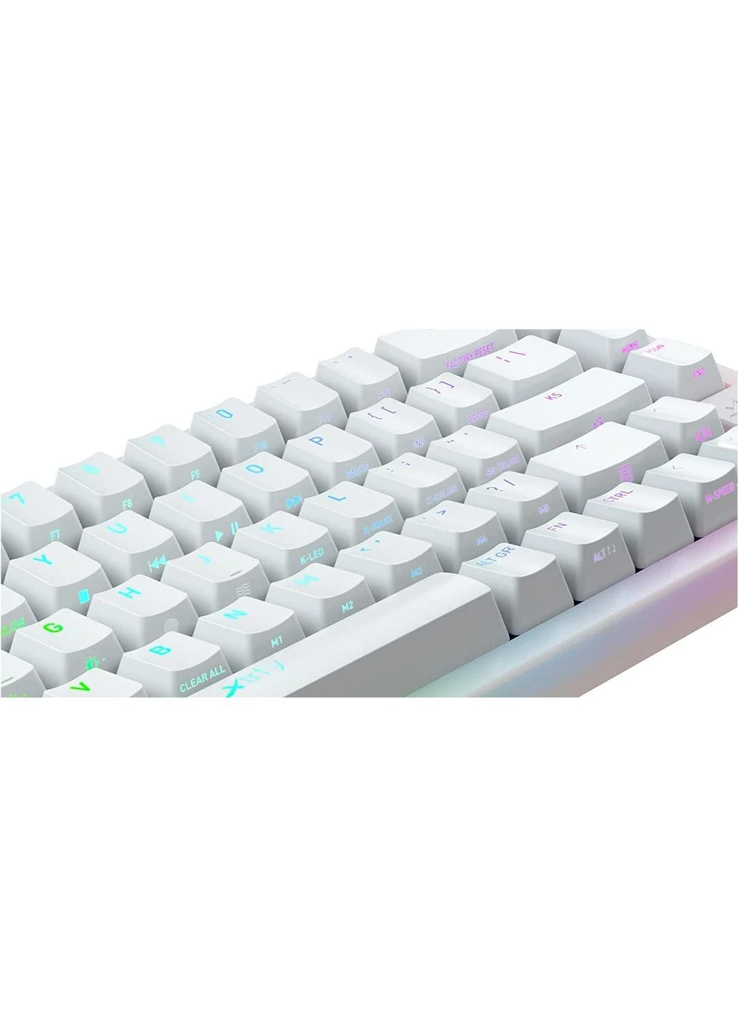 Клавиатура K5 68 keys Kailh Red Hot-swap RGB UA White (K5-RGB-CPT-TPWHITE-R-UKR) Xtrfy (390923952)