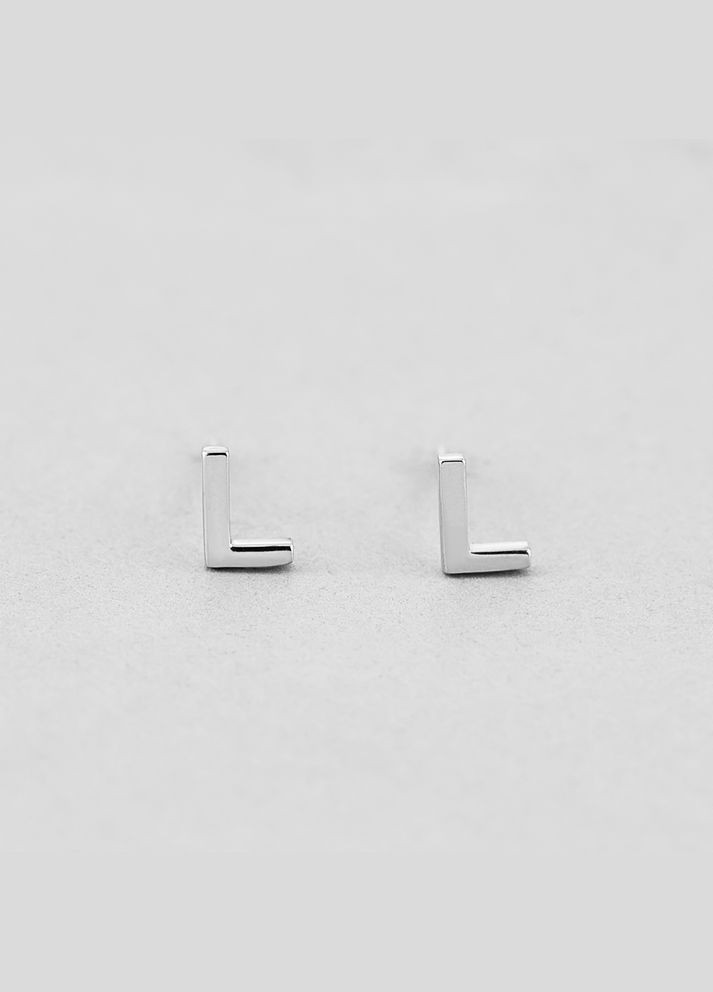 Сережки Letter L Minimal (338798912)