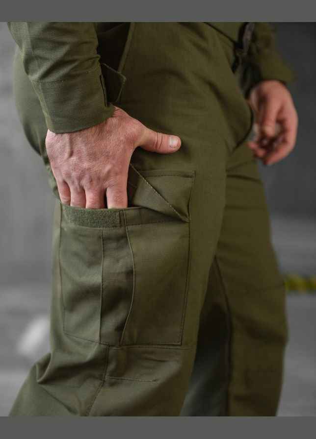 Тактический демисезонный костюм олива No Brand