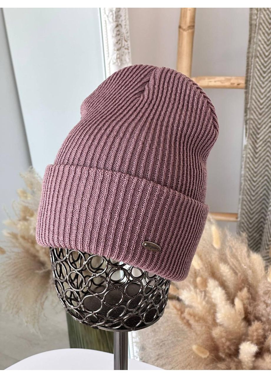 Стильная женская шапка JK, красивая женская шапка модель бри, шапка женская JK однотонная Карамельная No Brand (362146365)