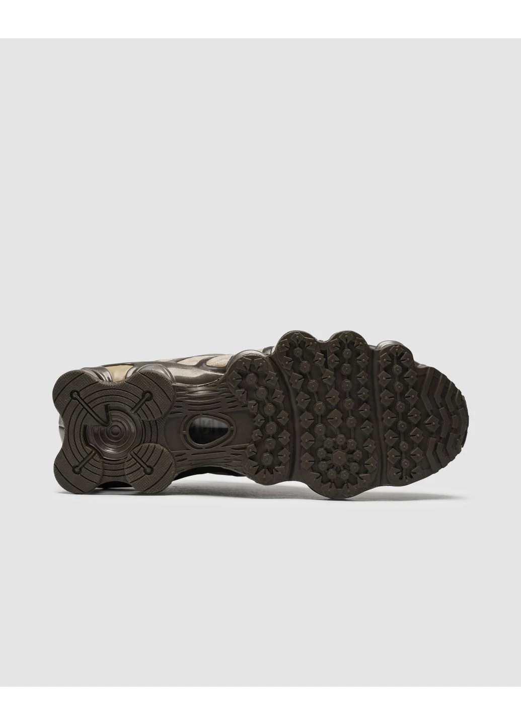 Зеленые демисезонные кроссовки мужские nike shox tl khaki ironstone off noir найк шокс тл зеленые No Brand