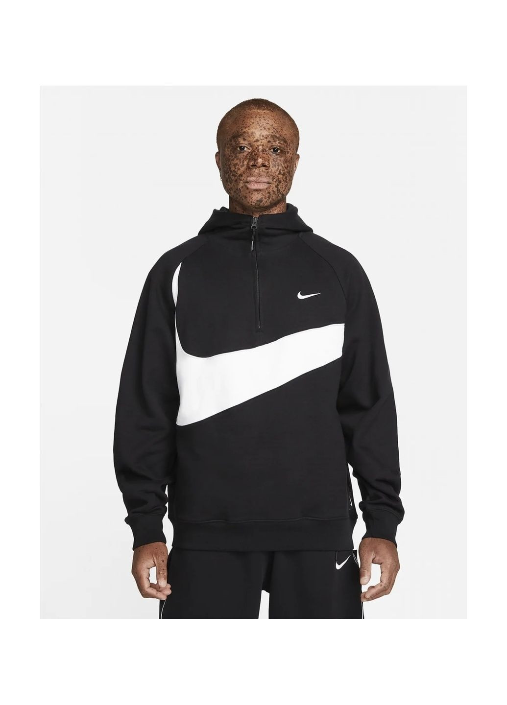 Толстовка чоловіча Swoosh Black Dx0566-010 Nike (364662344)