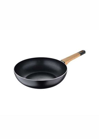 Сковорода Вок Earth black BG-34627-BK 28 см чорна Bergner (364770227)
