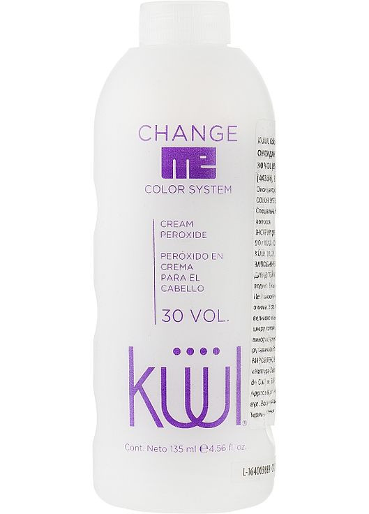 Окислювач 30Vol (9%) Color System Peroxide 30Vol 135ml (58929-132147) Kuul (368645087)