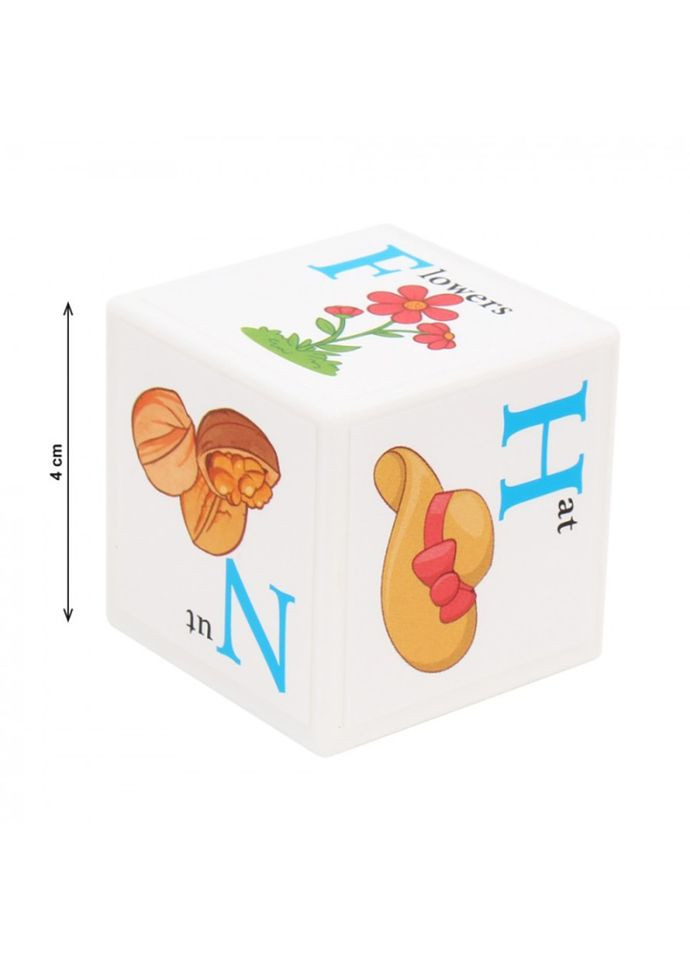 Детский развивающий набор кубиков "Английская азбука" 1325TXK 12 кубиков ТехноК (366421256)