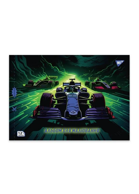 Альбом для рисования А4 Sport car 130602 12 листов Yes (393899872)