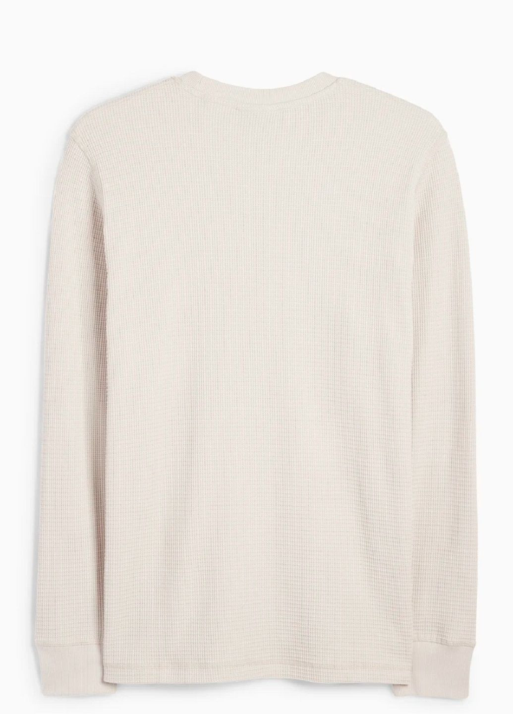 Светло-бежевый демисезонный лонгслив C&A однотонный