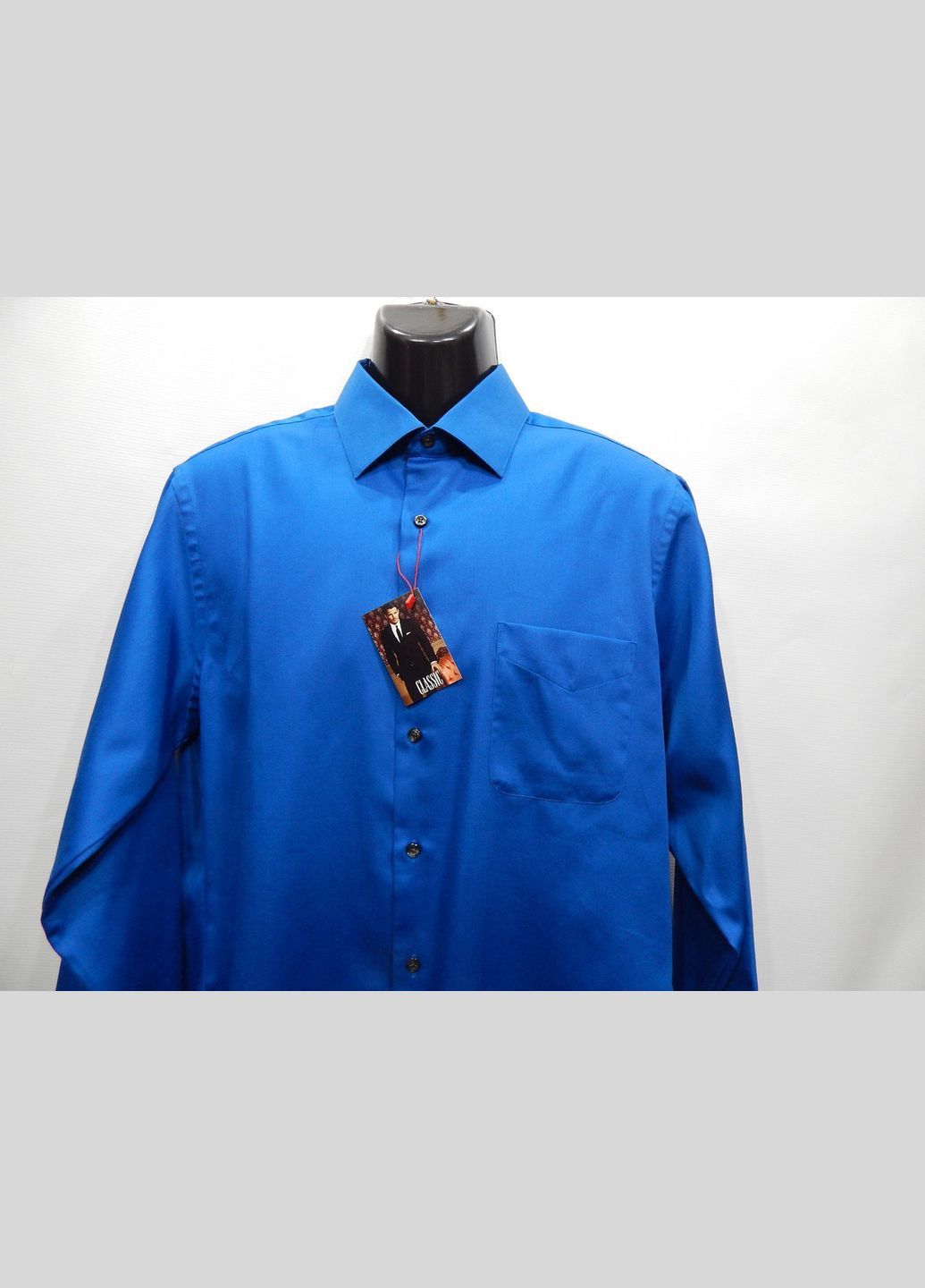 Синяя кэжуал рубашка GEOFFREY BEENE