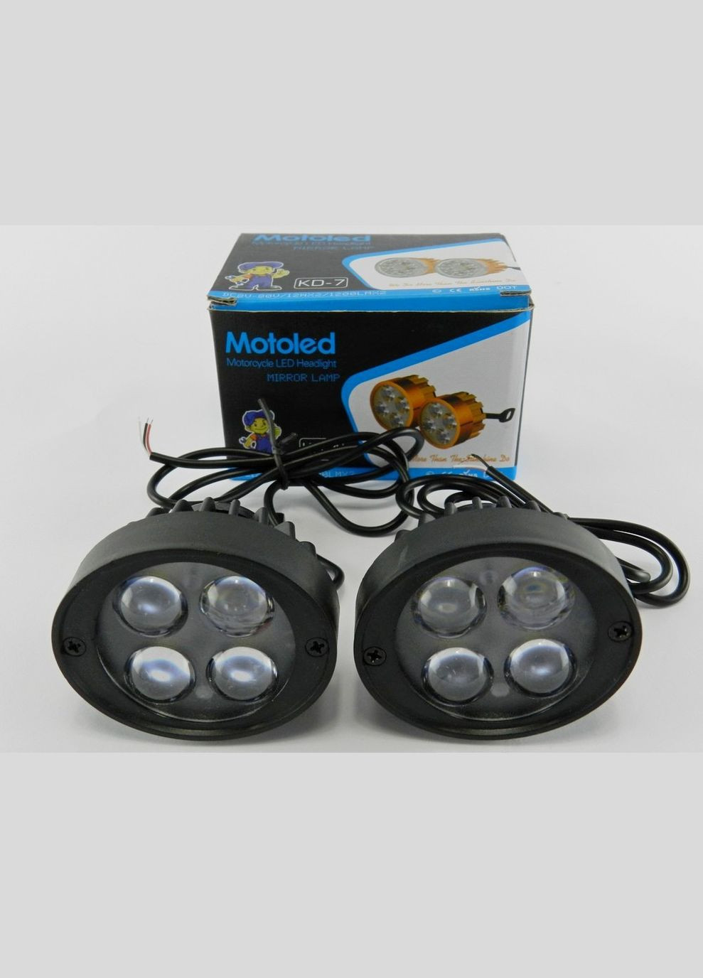 Фари додаткові LED (з кріпленням під дзеркала) TVR No Brand (369802485)