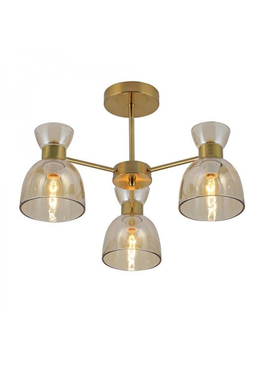 Люстра на 3 плафона BL1230-2 MARSEILLE под лампу золото (80512) Ardero (321971485)