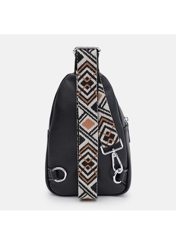 Жіночий шкіряний рюкзак через плече K15-606bl-black Borsa Leather (366343734)