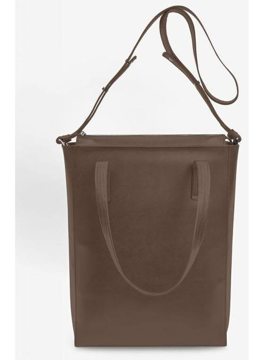 Сумка шоппер женская из натуральной кожи через плечо большая Бежевый 39162 The Wings (353302595)