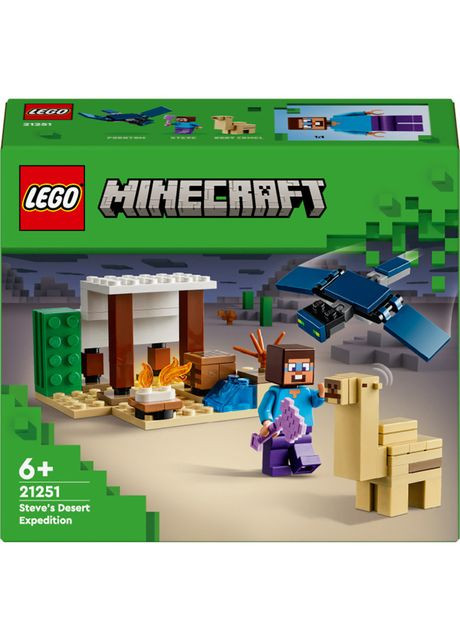Конструктор Minecraft Экспедиция Стива в пустыню (21251) Lego (369940053)