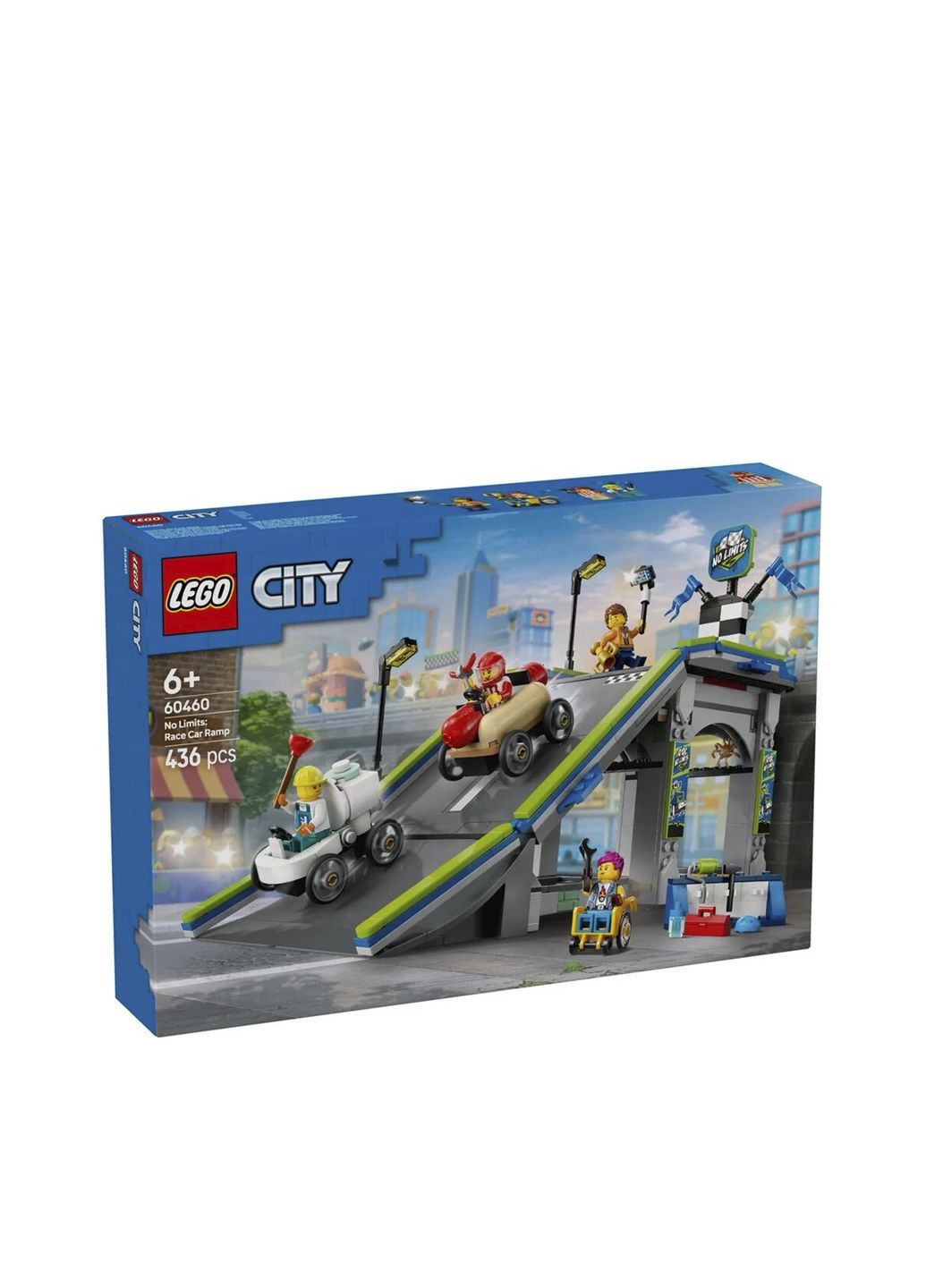 Конструктор City - Жодних обмежень: Автодром для гоночних автомобілів (60460) колір різнокольоровий ЦБ-00269218 Lego (315717971)