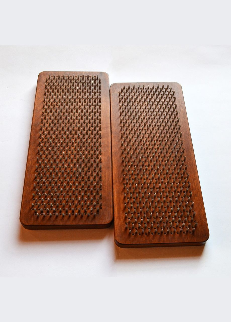 Доска Садху (Sadhu) "Будда", доска с гвоздями для йоги, шаг 10мм. Оцинкованные гвозди No Brand (301482644)