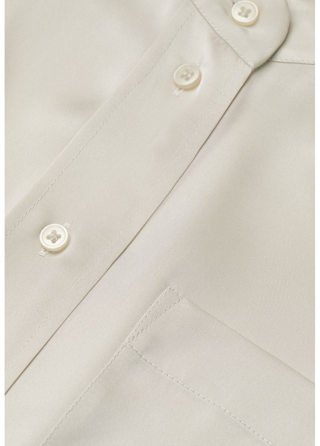 Світло-бежева повсякденний жіноча атласна сукня вільного крою оверсайз н&м (57336) l світло-бежева H&M