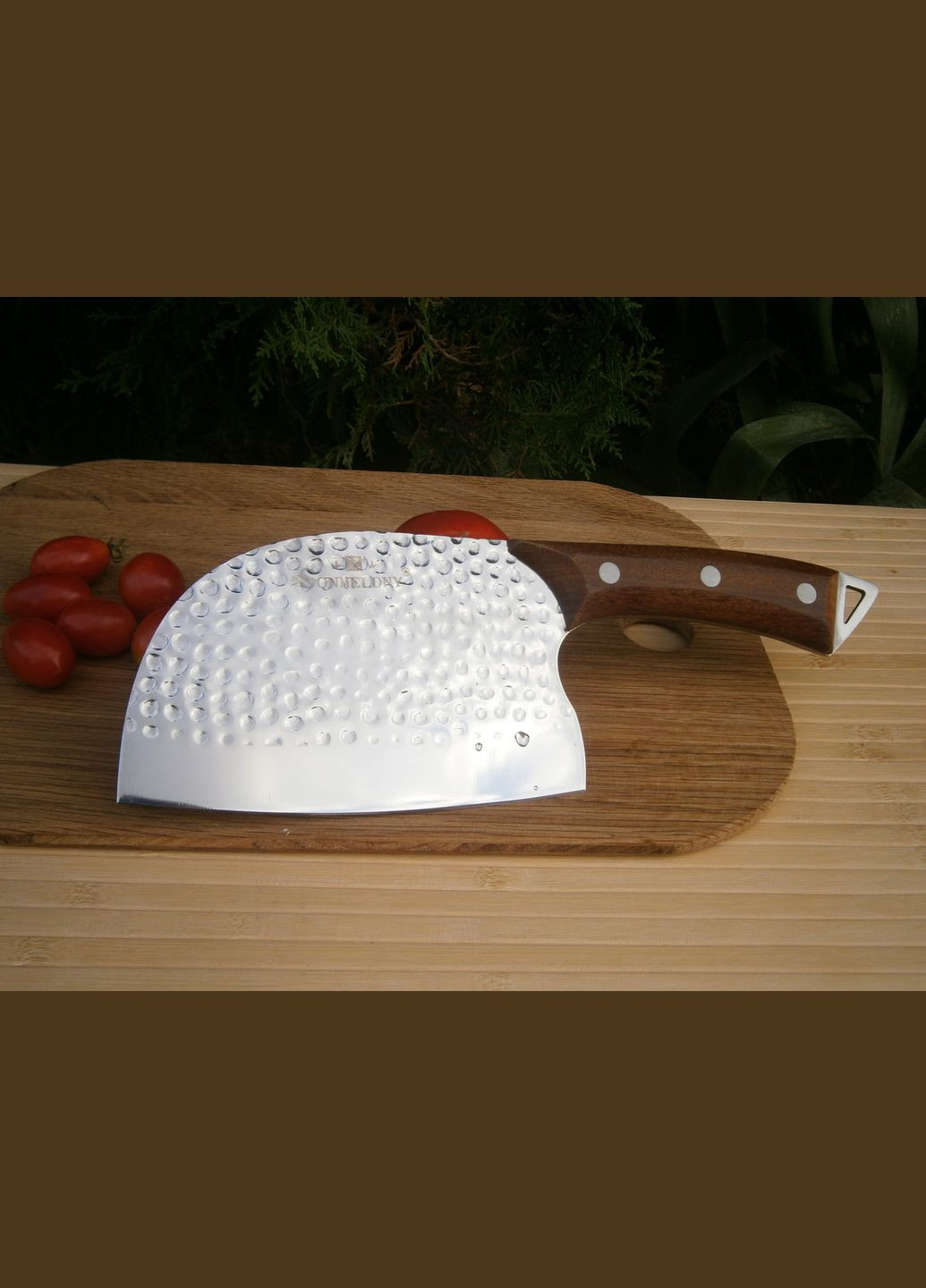 Нож топор поварский Sonmelony Chef SD-8 фултанг 28 см No Brand (302391856)