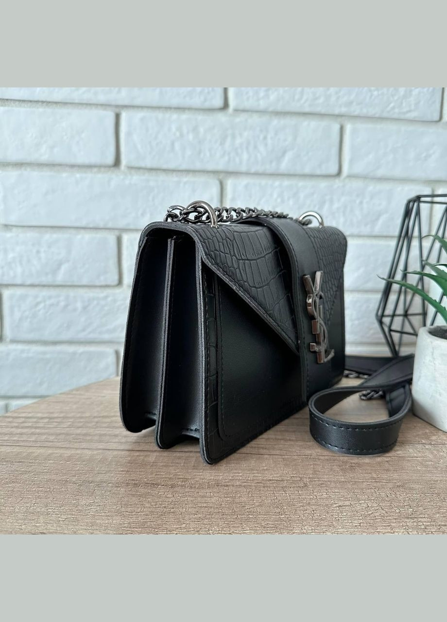 Маленькая женская сумочка клатч под рептилию на цепочке No Brand (298997490)