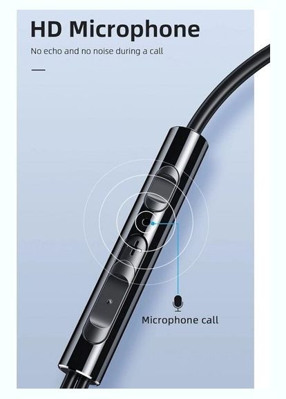 Наушники M15 с микрофоном, разъем 3.5 мм Essager (319173057)