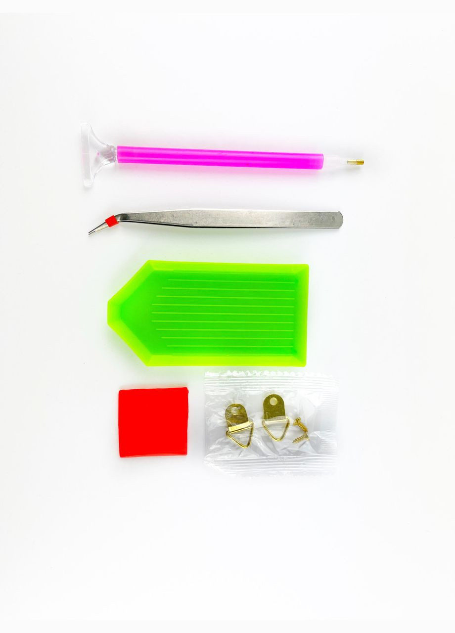 Алмазна мозаїка Червона машина 40х50 SP099 ColorArt (299772412)