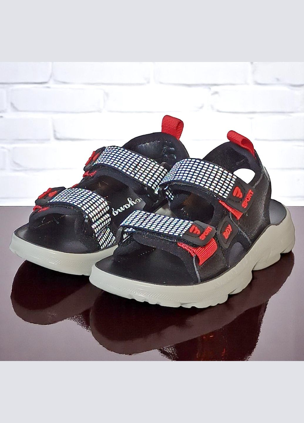 Відкриті спортивні босоніжки сандалії на липуучках для хлопчика Boyang (333832181)