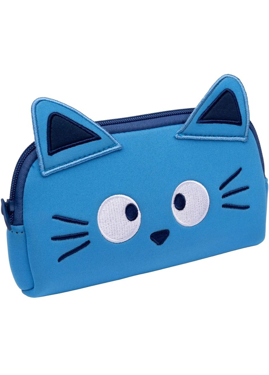 Пенал мягкий TO-01 Cats, 10х20х4 см, синий () Yes 533260 (360741382)