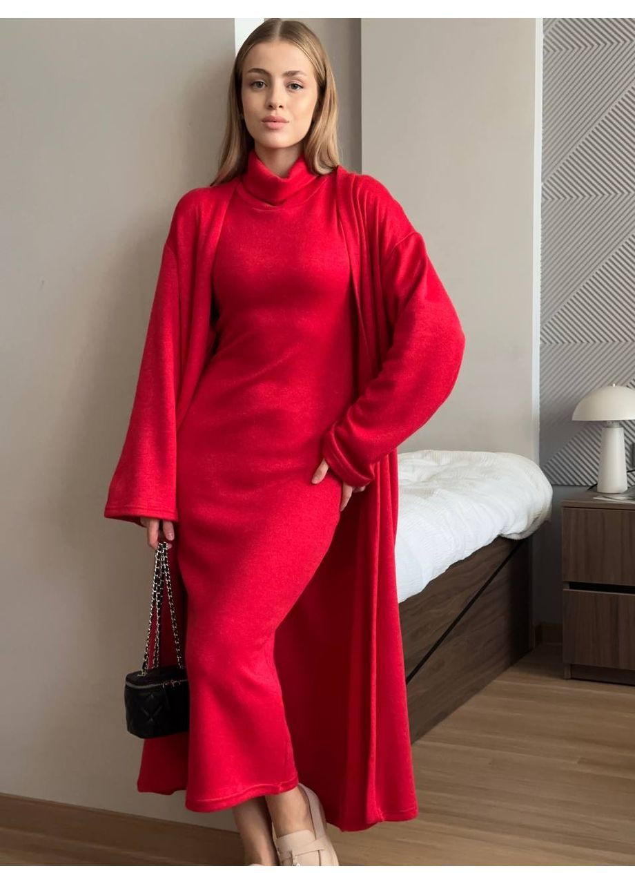 Комплект с платьем и кардиганом Adelante (362571351)