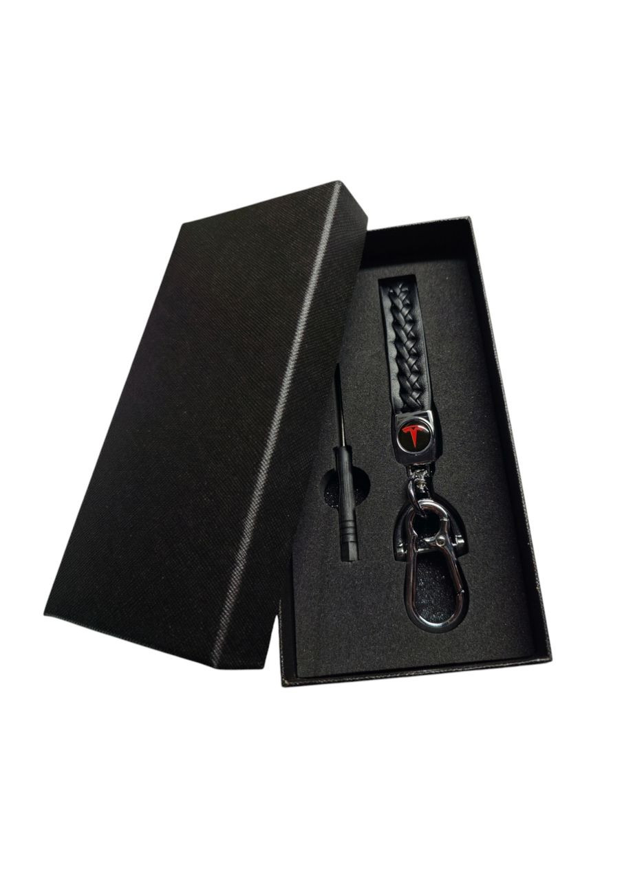 Брелок для автомобільних ключів з карабіном Tesla (330615653)