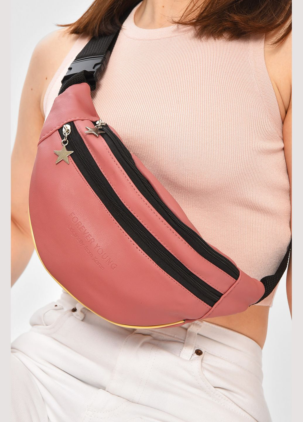 Бананка женская розового цвета Let's Shop (335007284)