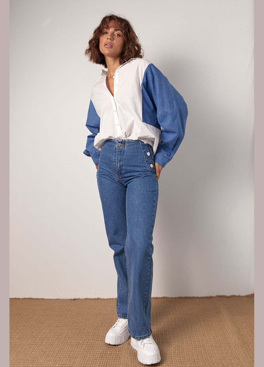 Белая рубашка Lurex