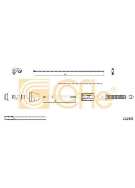 Трос акселератора Cofle (366301715)