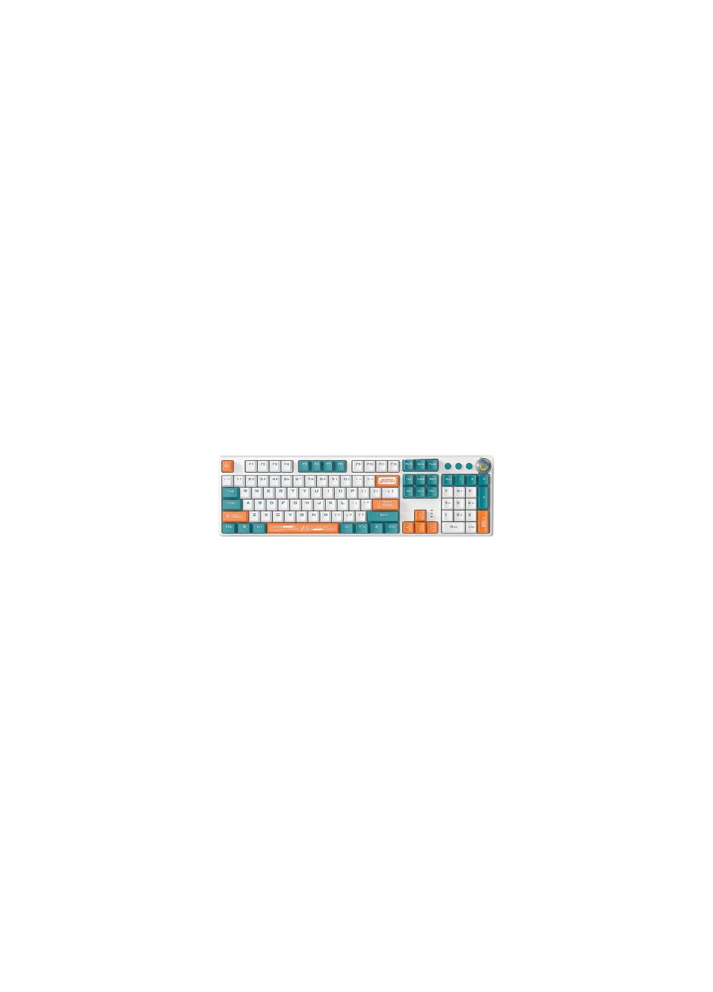 Клавиатура F2088 PRO Plus 9 Orange Keys KRGD Blue USB RU White/Blue (6948391234908) Aula f2088 pro plus 9 orange keys krgd blue usb ua whit (276707471)