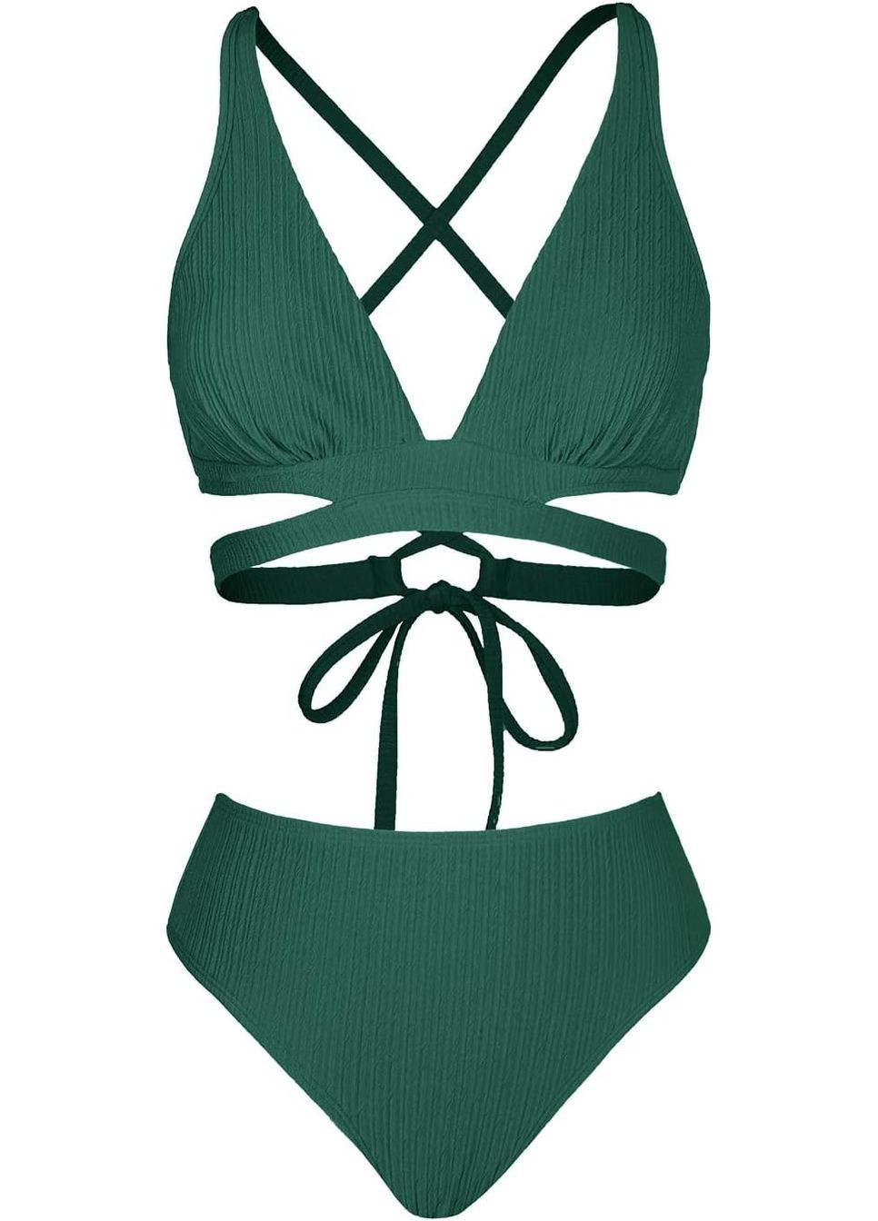 Изумрудный летний купальник CUPSHE