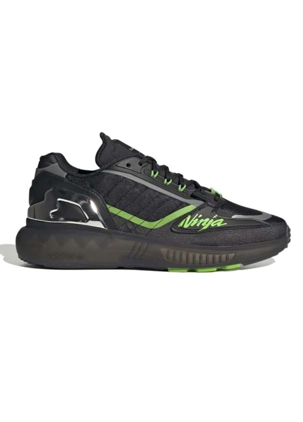 Черные демисезонные x kawasaki zx 5k boost black adidas GW3359