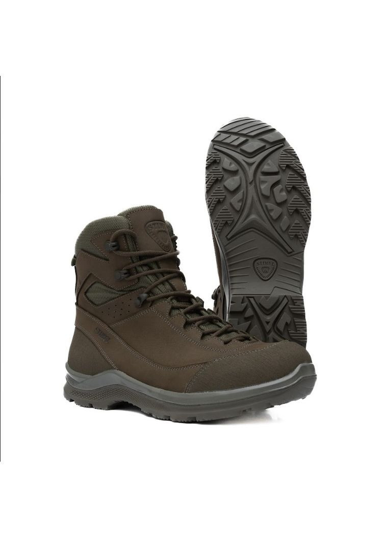 Оливковые осенние тактические ботинки барс броги Stimul