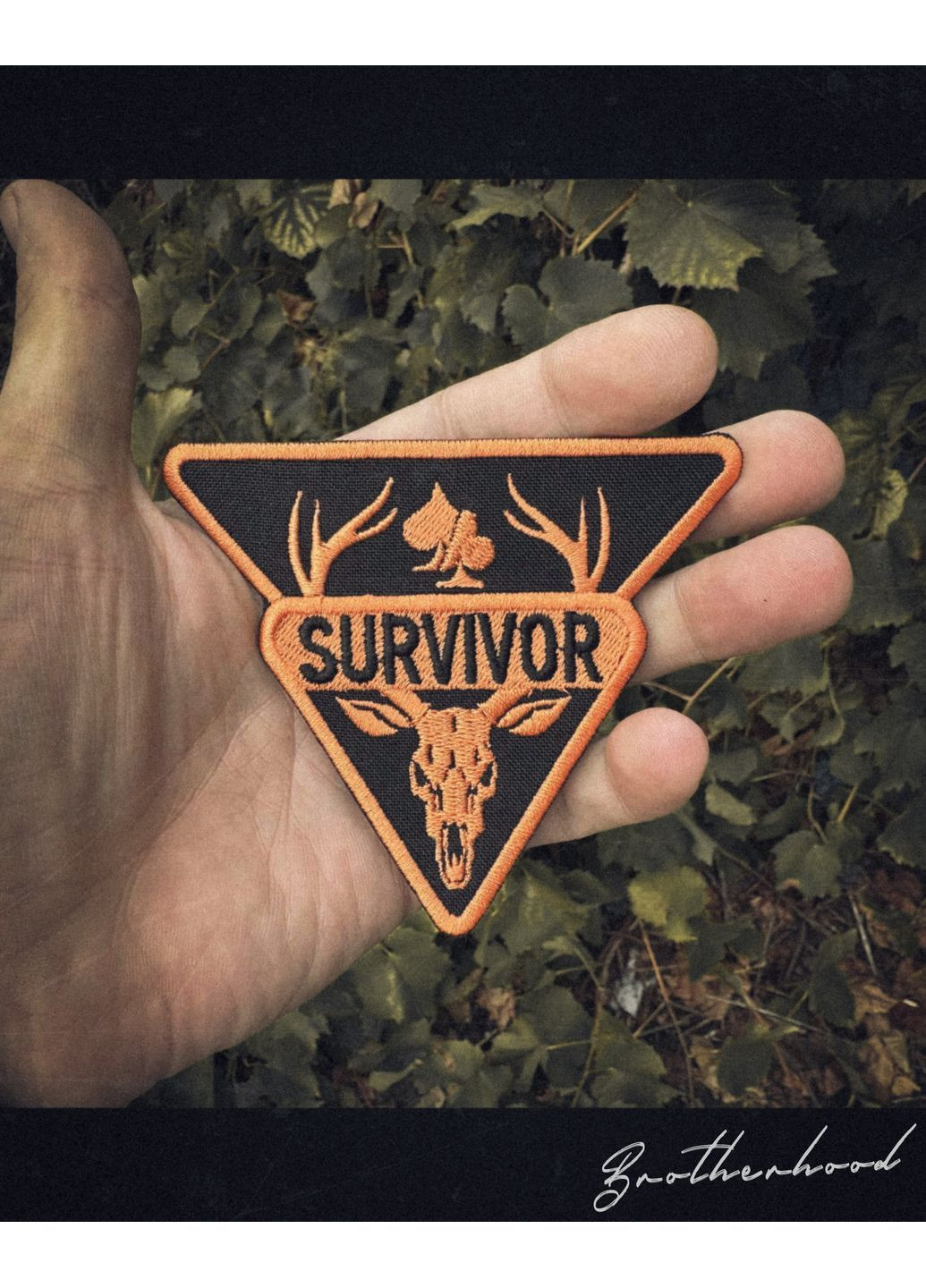 Шеврон вышит на липучке Survivor/Выживший No Brand (365795143)