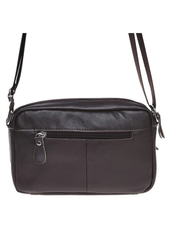Мужская кожаная сумка k1t823-brown Borsa Leather (322190068)