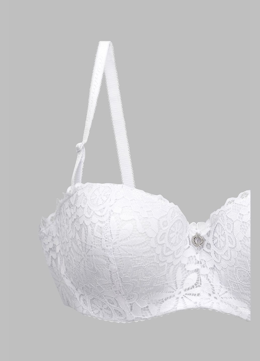 Белый бюстгальтер 5191 белый (2000990649287a) shop (2000990649287) Donafen нейлон, эластан