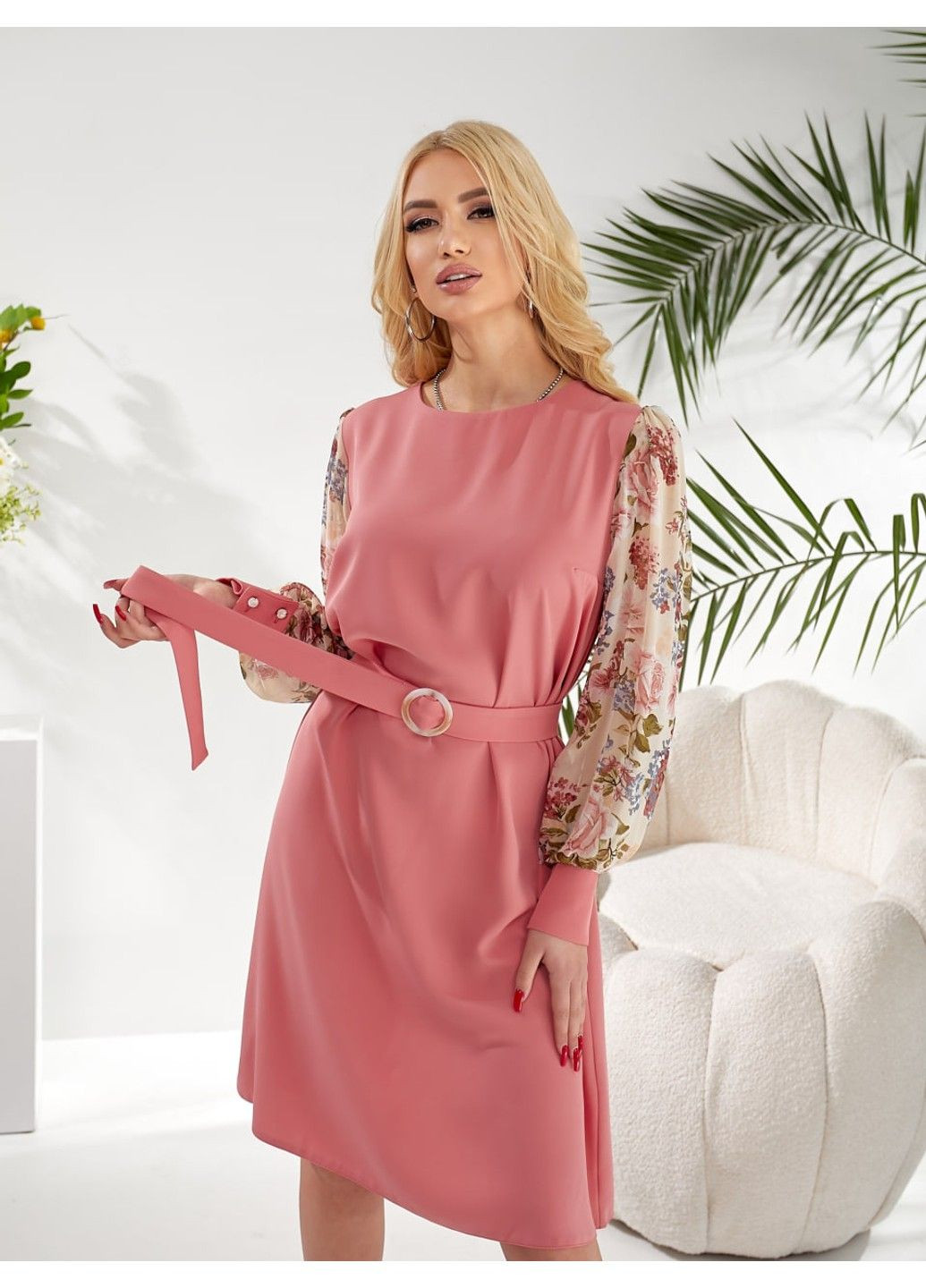 Розовое платье 200831/1 DIA COSA