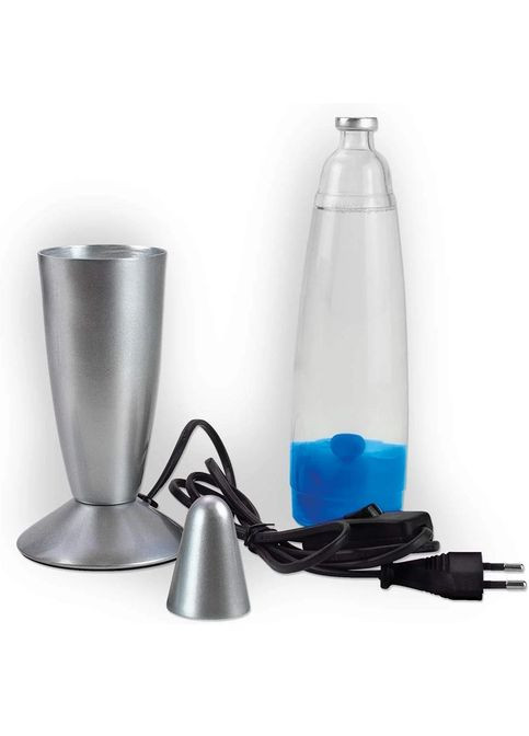 Лава лампа Wax Lamp бульки 35 см синя No Brand (313588234)