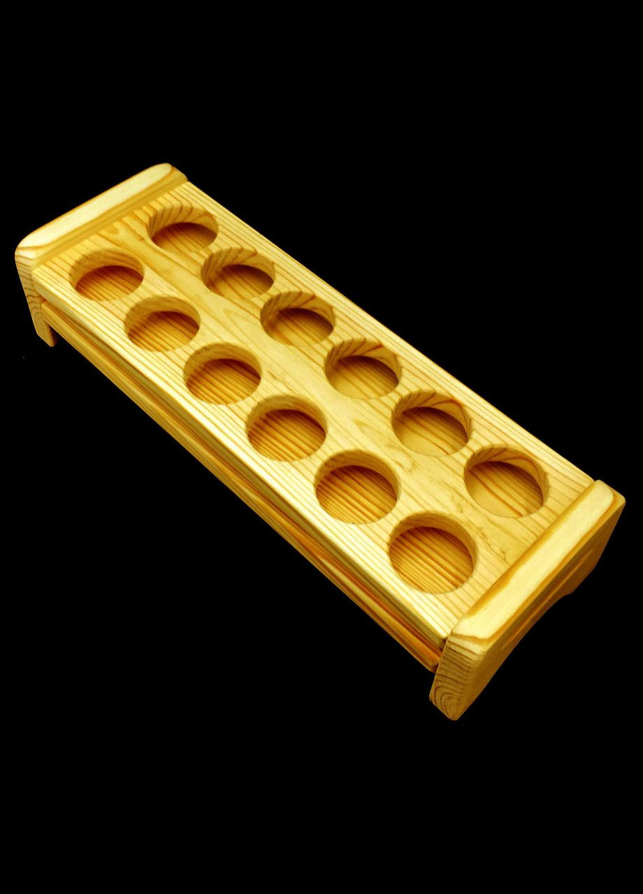 Подставка для рюмок из дерева Амадо 40 карри (НБС-024003) No Brand (327846770)