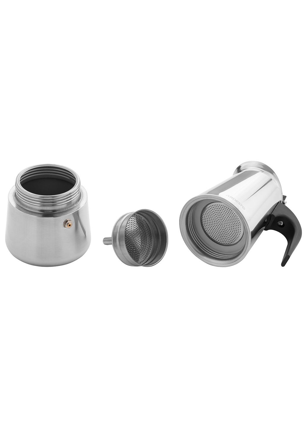 Гейзерна кавоварка Gemini Apulia 9 чашок нержавіюча сталь AR0809SS Ardesto (364981282)