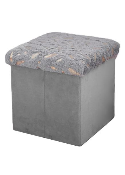 Тумба-пуф складной "Golden cracks" 35*35*33см Home (315875081)