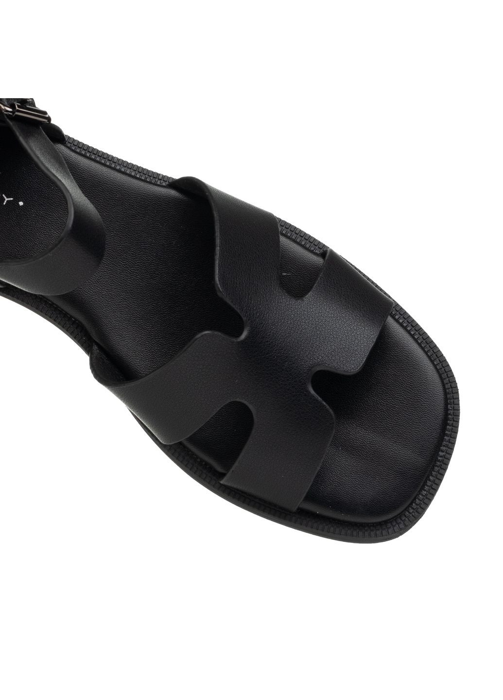 Черные босоножки (1582л) Sorte Lady