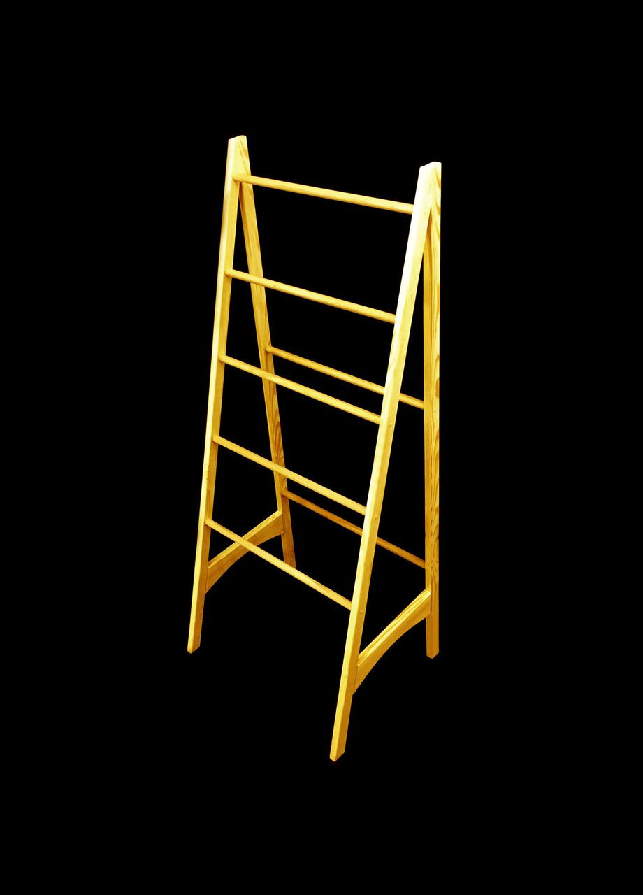 Стойка-вешалка напольная из дерева Кастро карри (СШВ-002003) No Brand (328210803)