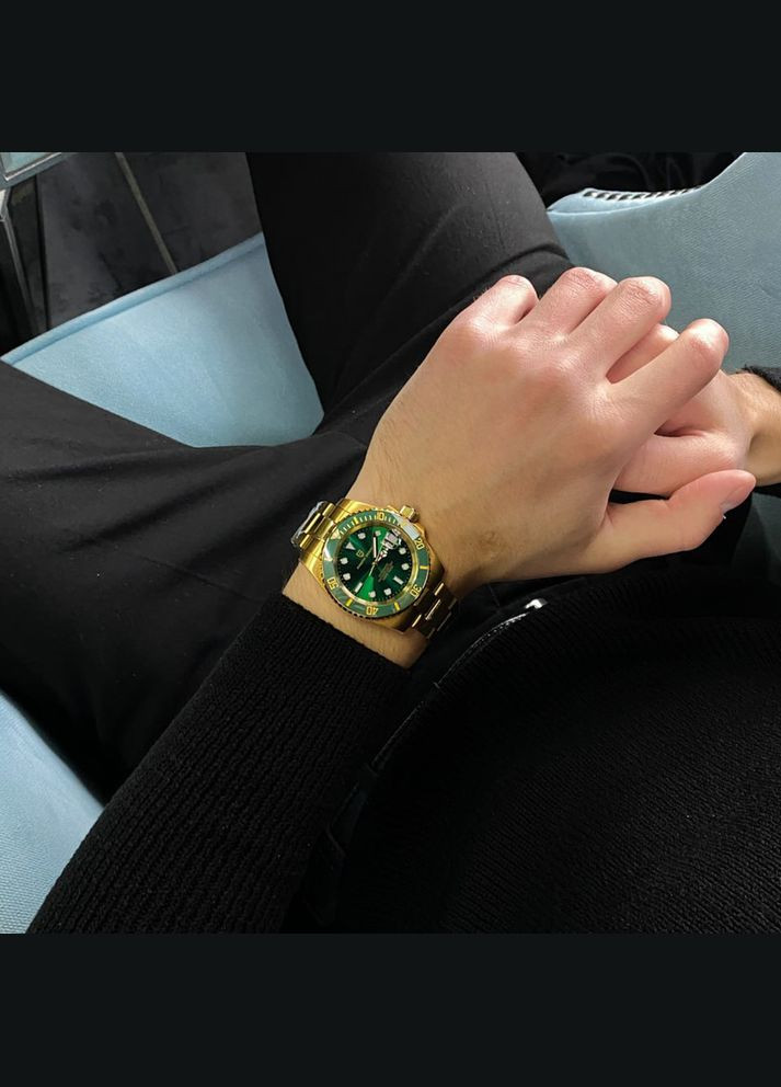 Pagani Design 1661 Yellow Gold-Green PD (326599001)