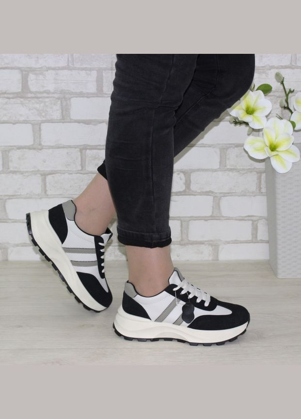 Женские кроссовки Fashion чёрные (318553434)