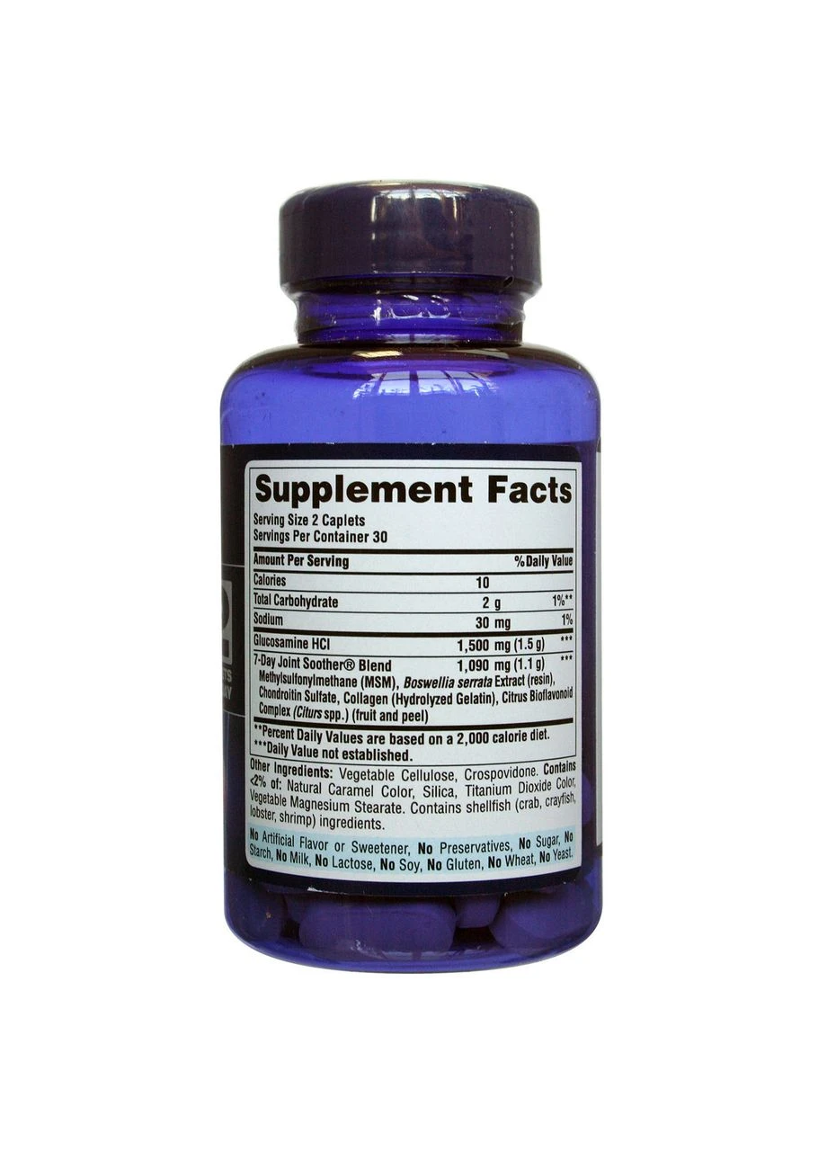 7 дней формула - Глюкозамин, Хондроитин, МСМ и Босвелия, 7 Day Formula, 60 таблеток Puritans Pride (366548045)